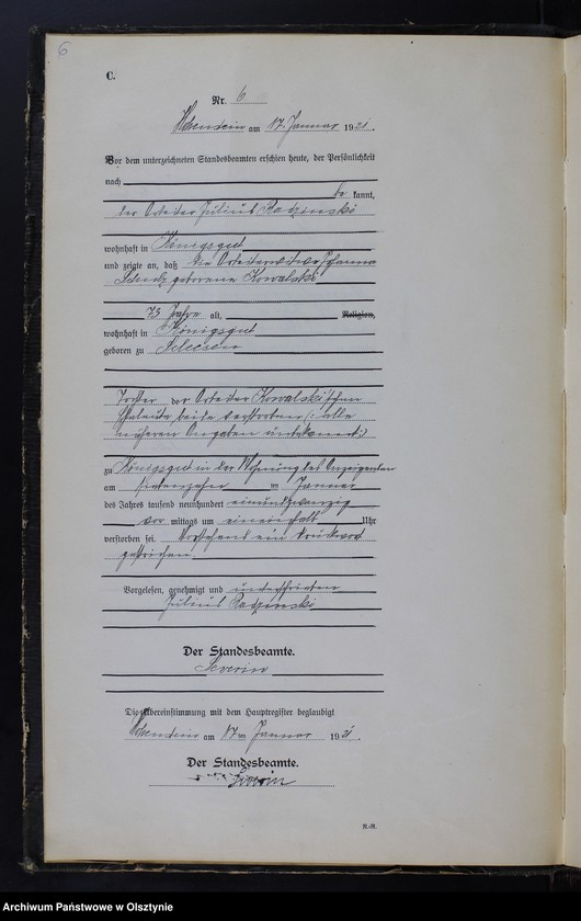 image.from.unit.number "Sterbe-Neben-Register Nr 1 - 112"