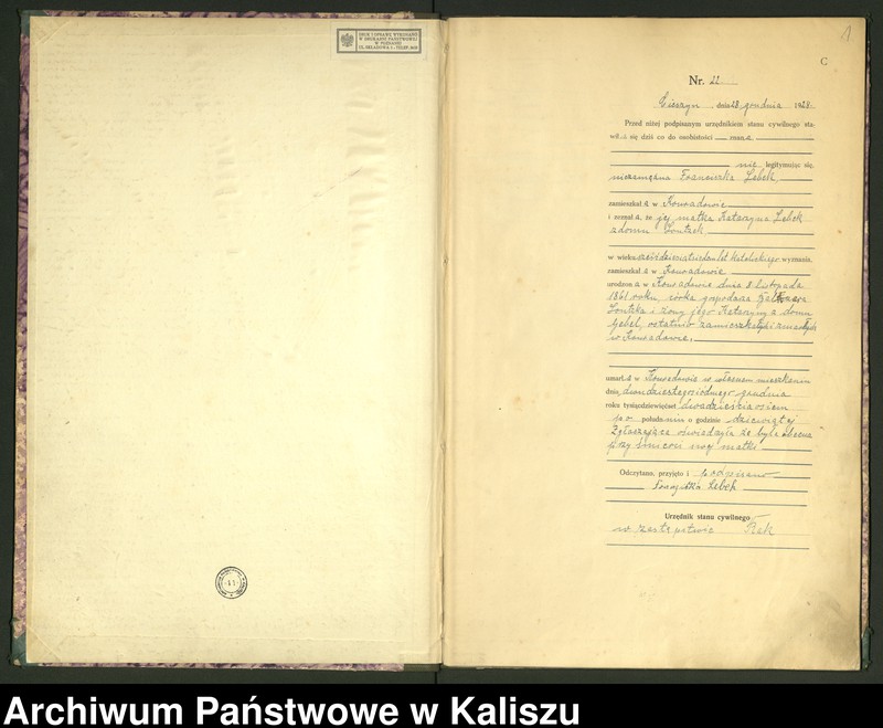 Obraz 3 z jednostki "[Księga zgonów]"