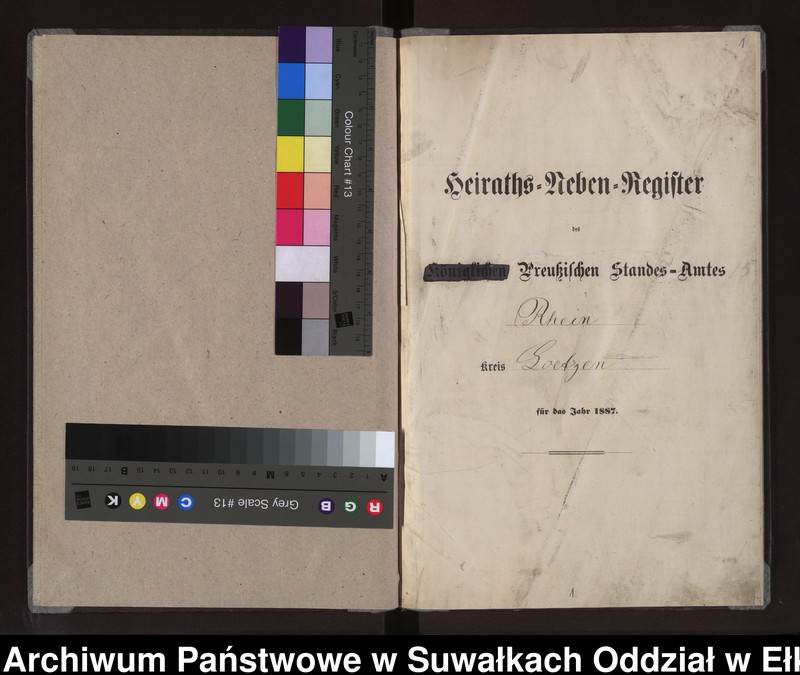 image.from.unit.number "Heiraths-Neben-Register des Preussischen Standes-Amtes Rhein Kreis Loetzen"