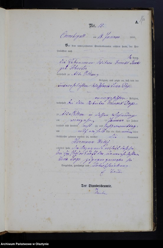 image.from.unit.number "Geburts-Haupt-Register Nr 1 - 154"