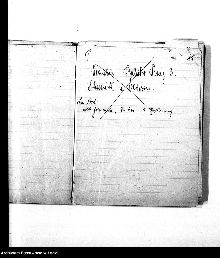 Obraz 18 z jednostki "Verstecktes Judengut [Nazwiska i adresy Żydów ukrywających dewizy, kosztowności, futra i inne]"