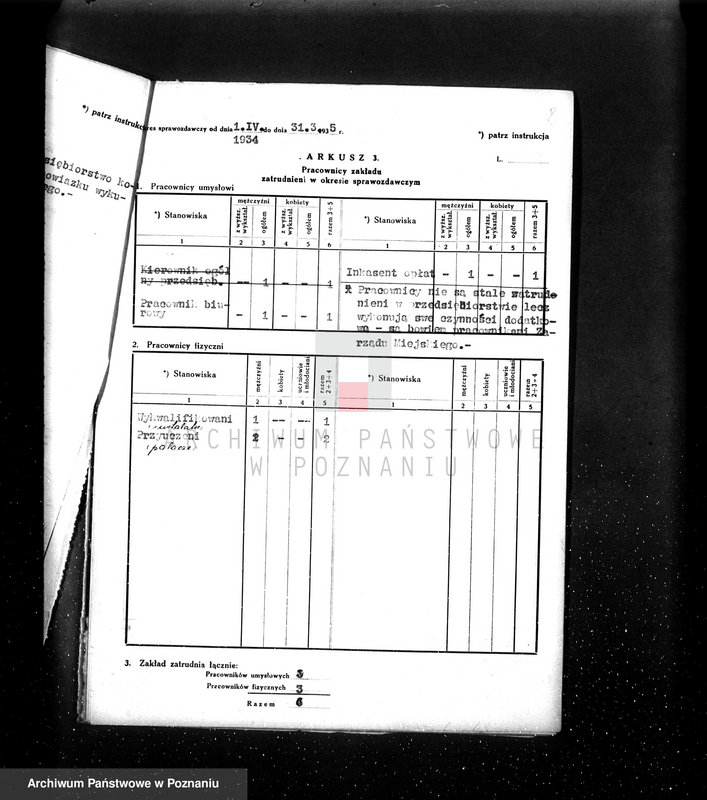 Obraz 12 z jednostki "Kwestionariusz Gazownia Miejska w Borku pow. Gostyń"