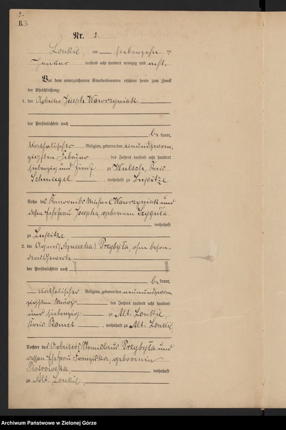 Obraz 6 z jednostki "[Księga małżeństw]"