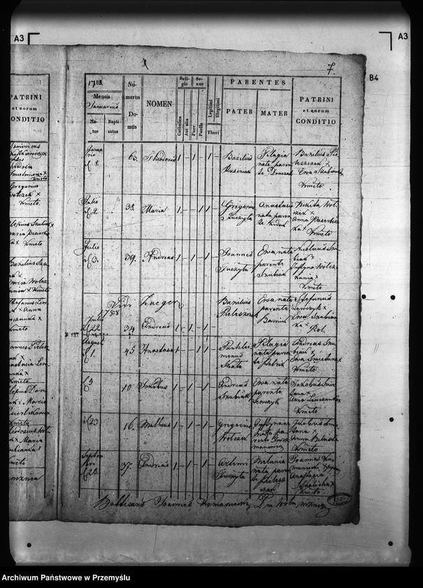 image.from.unit.number "[Kopie ksiąg metrykalnych parafii Wola Niżna z filią Wola Wyżna (dekanat Rymanów)]"