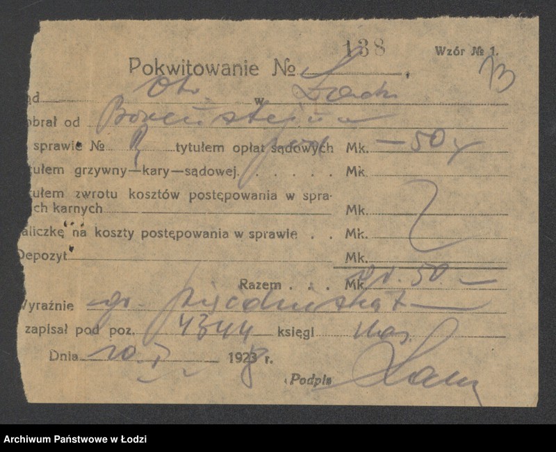 Obraz 15 z jednostki "Abram Moszek Bornsztajn – sprzedaż ubrań"