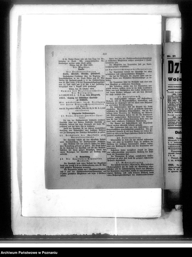 Obraz 12 z jednostki "Die Bildung der Entwaesserung Genossenschaft Wilsche im Kreise Jarotschin"