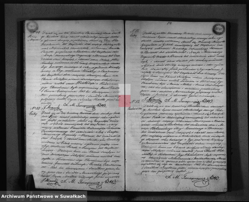 image.from.unit.number "Księga Duplikat Parafii Berznickiey z R-u 1848"