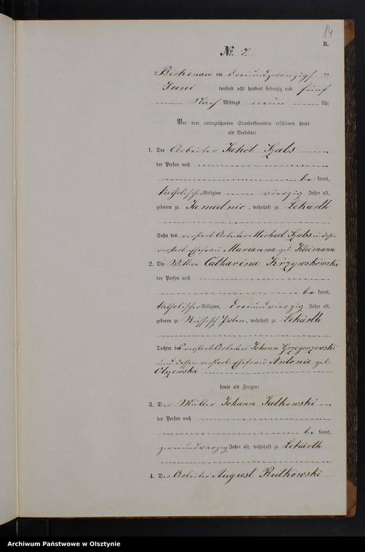 image.from.unit.number "Heiraths-Neben-Register Nr 1 - 13"
