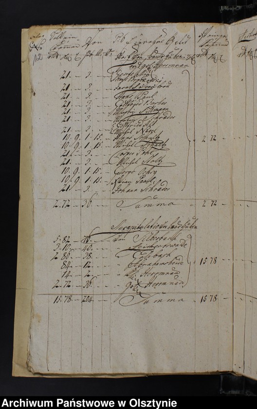 image.from.unit.number "Jahr Kirchen Rechnung der Silberbachschen Kirchen aller Einnahme und Ausgabe wie auch Bau-Rechnung"