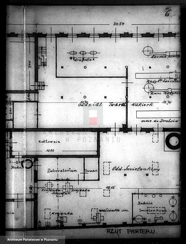 Obraz 10 z jednostki "Fabryka Cukierków "Kanold" S.A. w Lesznie, rysunki budowlane"