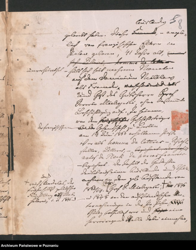 Obraz 11 z jednostki "A. betr. Karl Jacob, Literat aus Płock"