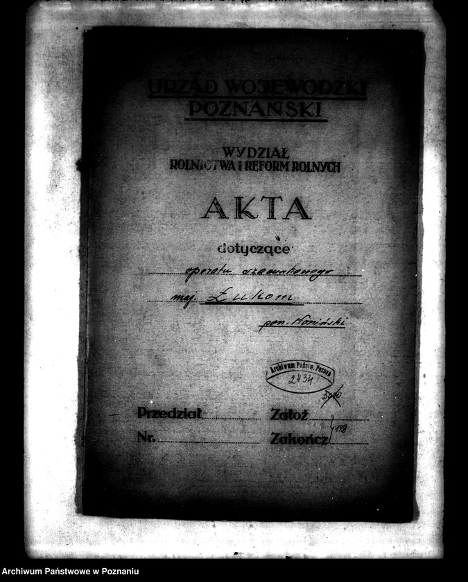 Obraz 4 z jednostki "Operat szacunkowy majątku Łukom powiatu konińskiego"