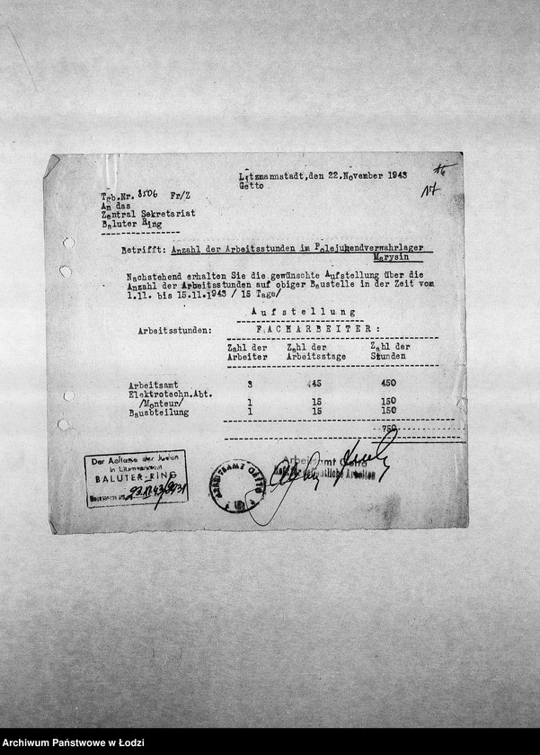 Obraz 20 z jednostki "[Korespondencja PSŻ w różnych sprawach]"