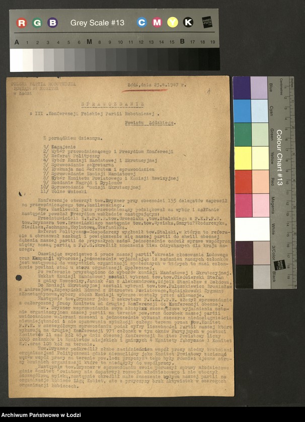 Obraz 2 z jednostki "Konferencje sprawozdawczo - wyborcze - protokoły [z załącznikami]"