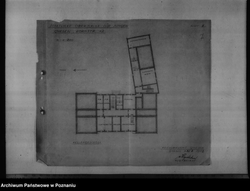 Obraz 11 z jednostki "Lagepläne verschiedener Schulgebäude"