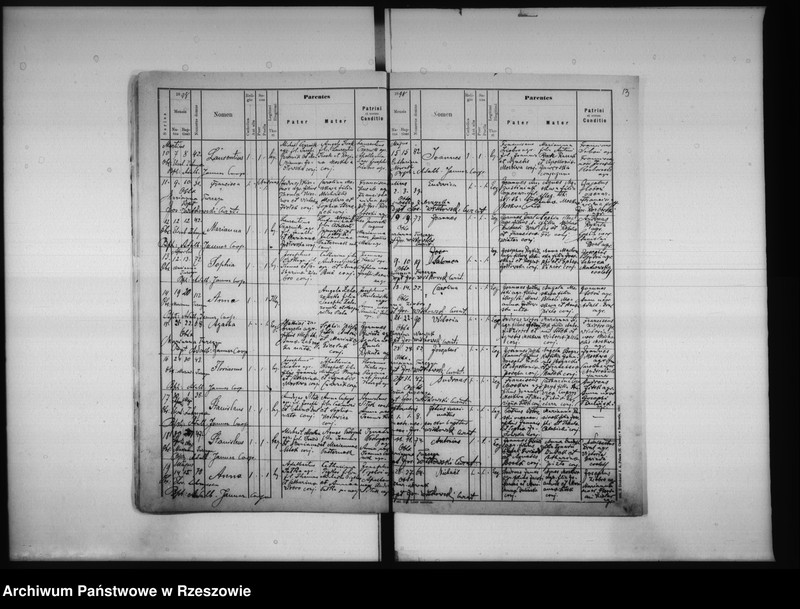 image.from.unit.number "Księga metrykalna - urodzenia, małżeństwa, zgony - parafia Czudec: Czudec, Przedmieście, Babica, Nowa Wieś, Wyżne, Piekarówka, Zaborów"