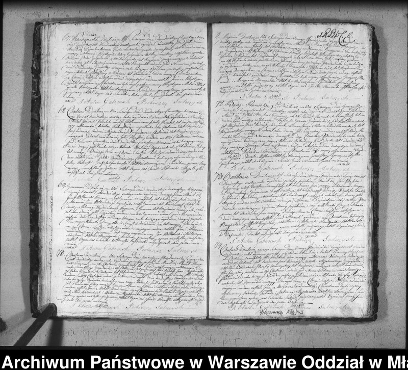 Obraz 13 z jednostki "Akta urodzin, małżeństw i zgonów"