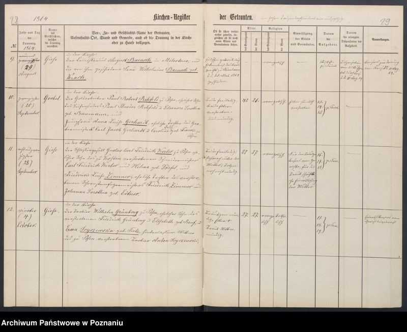 Obraz 18 z jednostki "Duplikat der Kirchenregister von Taufen, Trauungen und Verstorbenen"