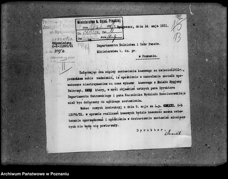 Obraz 20 z jednostki "Sprawozdania rachunkowe; rok 1920/21"