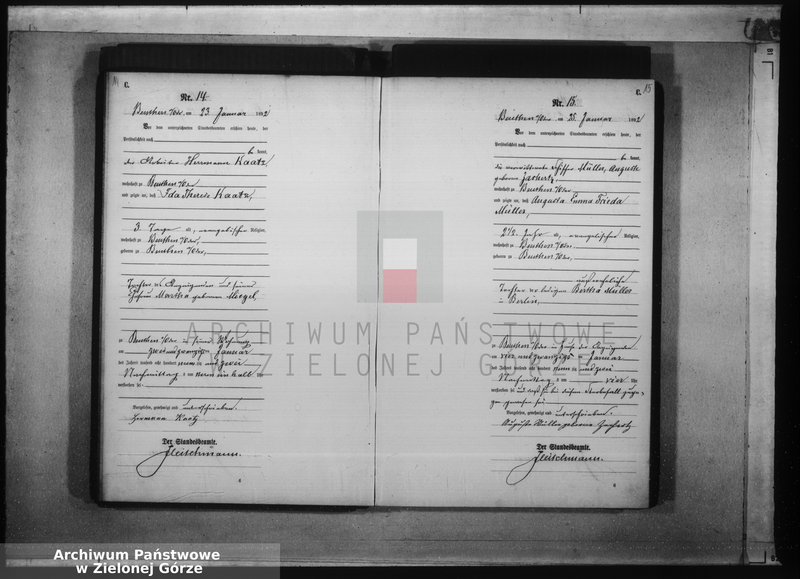 Obraz 12 z jednostki "[Księga aktów zgonów rok 1892 od nr 1 do nr 133]"
