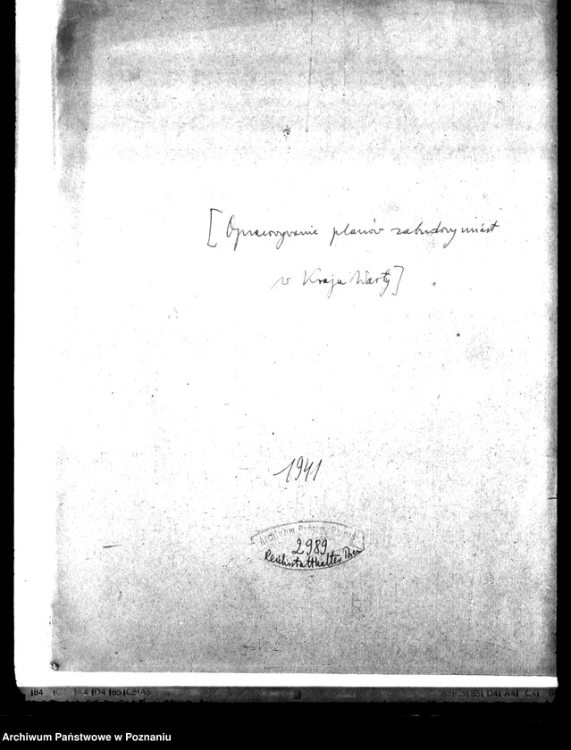 Obraz 4 z jednostki "Opracowywanie planów zabudowy miast w Kraju Warty"