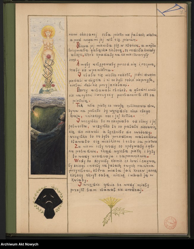 image.from.unit.number "Malisz Jan "Wizja poetyczna". Pieśń ofiarowana I. J. Paderewskiemu"