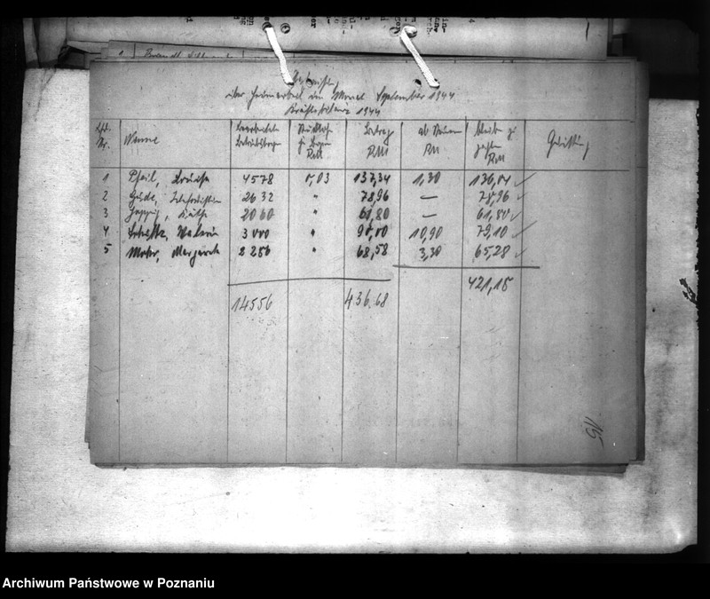 Obraz 19 z jednostki "Reichsfinanzstatistik 1943 des andkreises Turek"