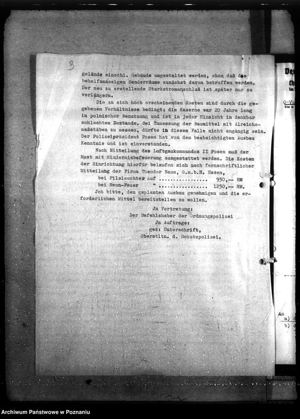 Obraz 8 z jednostki "Nachrichtenanlage - Polizeileitfunkstelle Posen, Tannenbergstr."