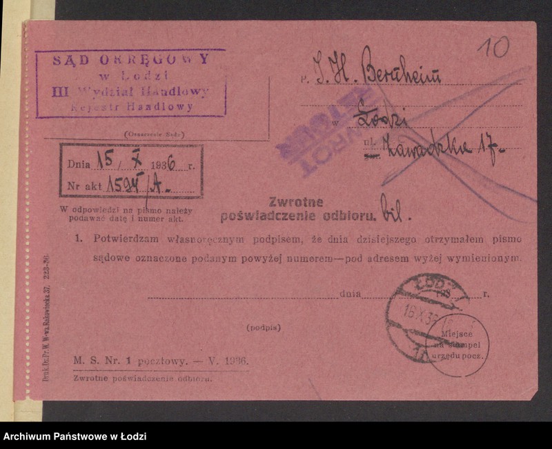 Obraz 12 z jednostki "Israel Hersz Bernheim- sklep owocowy"