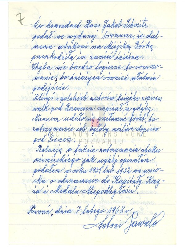 Obraz 18 z jednostki "Relacje i wspomnienia dotyczące powstania wielkopolskiego: 1. Sarnowa, powiat Rawicz, województwo poznańskie, 2. Skalmierzyce Nowe, powiat Ostrów Wielkopolski, 3. Studzieniec, powiat Chodzież, województwo poznańskie, 4. Słupia Kapitulna, powiat Rawicz, województwo poznańskie, 5. Sobiałkowo, powiat Rawicz, województwo poznańskie 6. Strzelno, powiat Mogilno, województwo bydgoskie 7. Sulmierzyce, powiat Szamotuły, województwo poznańskie 8. Szczepankowo, powiat Szamotuły. ..uwagi2"