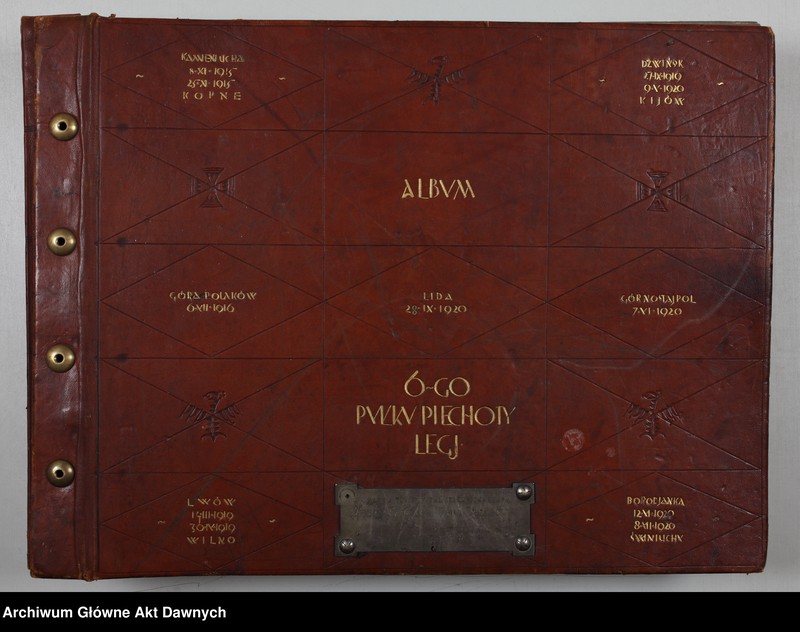 image.from.unit.number "Zbiór fotografii Album 6 pułku piechoty Legi/onów/."