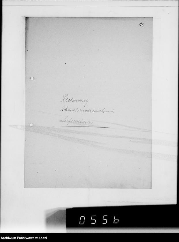 Obraz 17 z jednostki "Heeresbekleidungsamt Posen.Kriegsauftrag S.20/6"