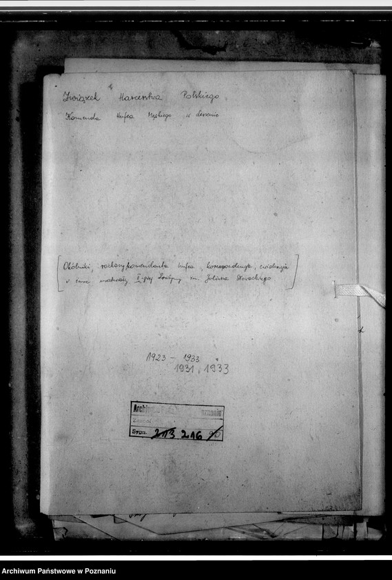 Obraz 4 z jednostki "Okólniki, rozkazy komendanta hufca, korespondencja, ewidencja i inne materiały II- giej drużyny im. Juliusza Słowackiego"