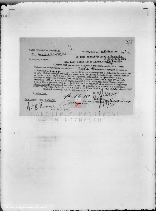 Obraz 10 z jednostki "/ Kasa Bezprocentowego Kredytu Rzemiosła Chrześcijańskiego w Lesznie/"