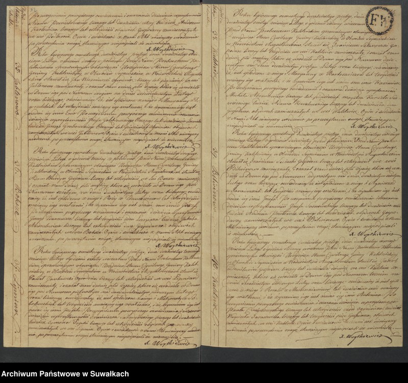 image.from.unit.number "Akta Urodzonych Urzędnika Stanu Cywilnego Gminy Kaletnickiey, od dnia 1-go Stycznia 1825 r. do dni ostatnich Grudnia tegoż Roku"