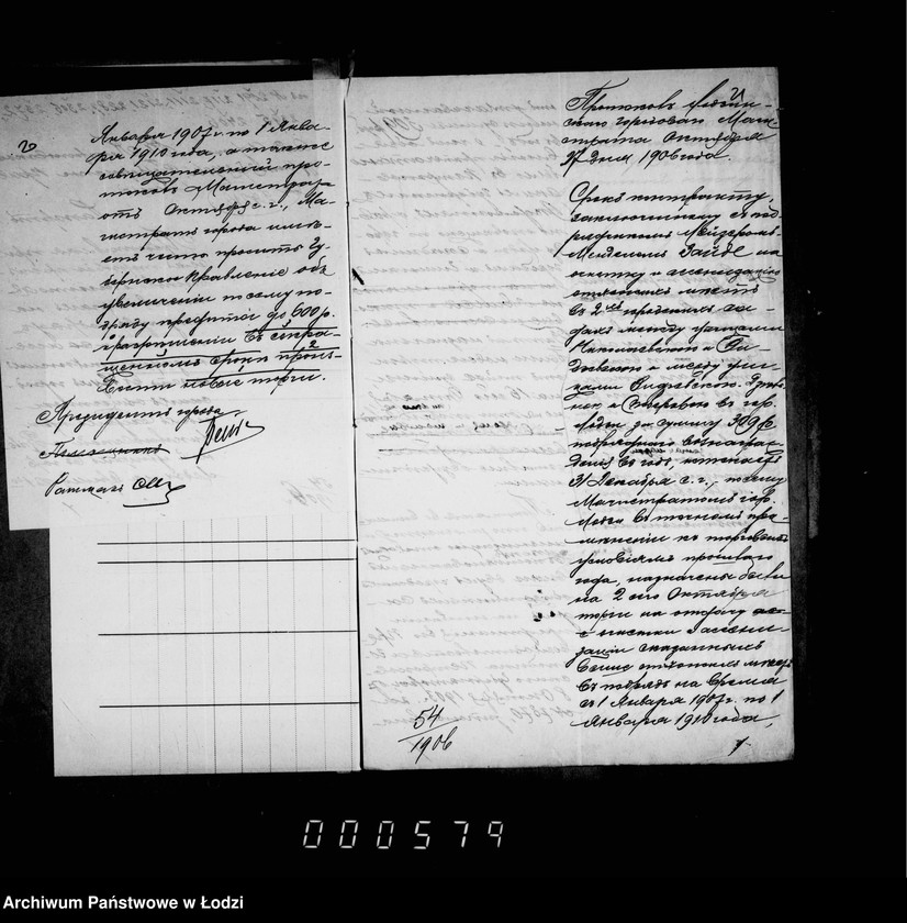 Obraz 18 z jednostki "Ob otdače v podrjad očistki i dezinfekcji otchožich mest v 2ch gorodskich sadach na 1907-9 gody"