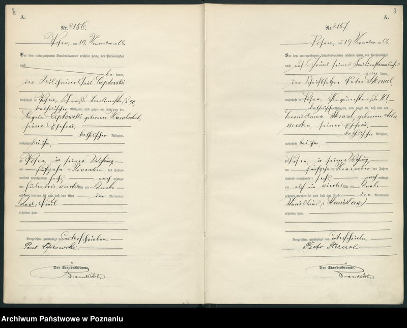 Obraz 7 z jednostki "Księga miejscowa urodzeń"