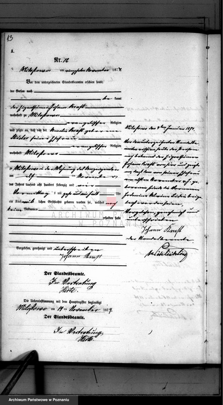 Obraz 13 z jednostki "Księga urodzeń"