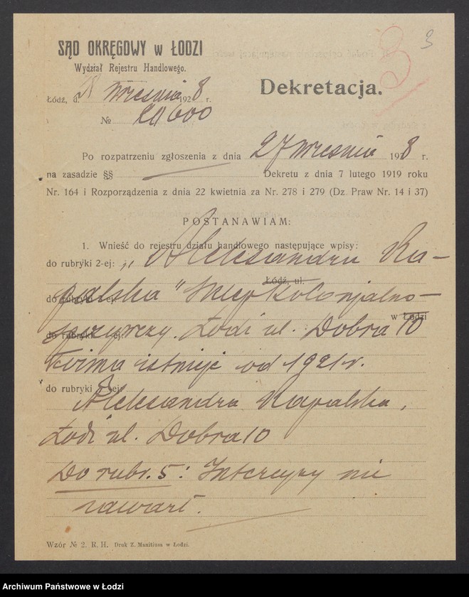 Obraz 5 z jednostki "Aleksandra Rapalska- sklep kolonialno-spożywczy"