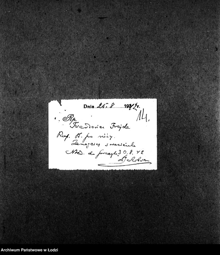 Obraz 17 z jednostki "Trenn-Abteilung. Am Bach 4 [Zasiłki chorobowe dla pracowników, zaświadczenia lekarskie, listy zatrudnionych]"