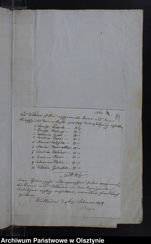 image.from.unit.number "Armen-Cassen Rechnung des Kirchspiels Kruklanken"