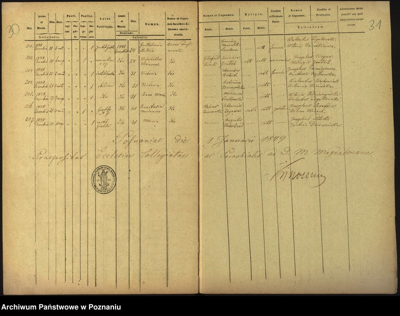 Obraz 18 z jednostki "Księga urodzin, ślubów, zgonów"
