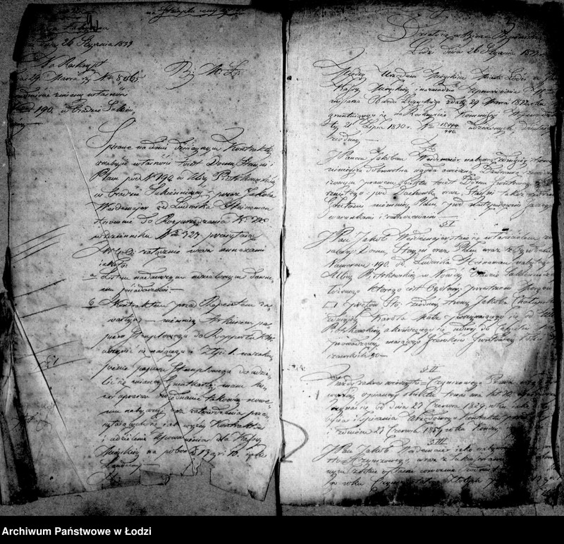 Obraz 6 z jednostki "Akta tyczące się zmian właścicieli placów czynszowych w Nowym Mieście"