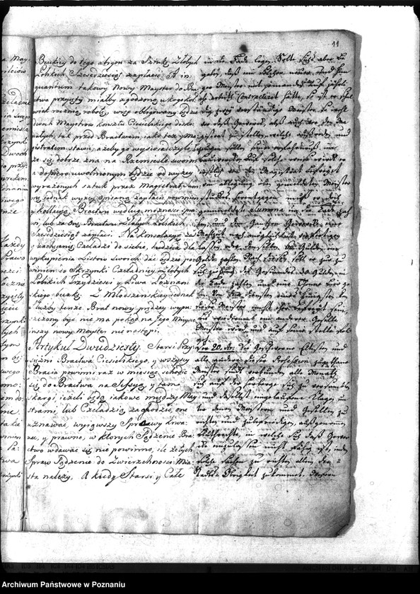 Obraz 15 z jednostki "C. Władze miejskie Poznania zatwierdzają cechowi cieśli poznańskich artykuły statutowe."