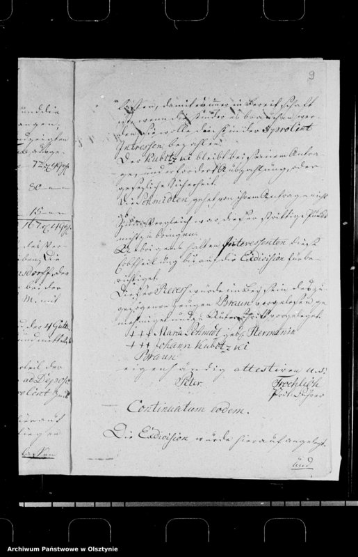 image.from.unit.number "Nachlasssache der verst. Wachtmeisters M. Guth zu Schönberg"