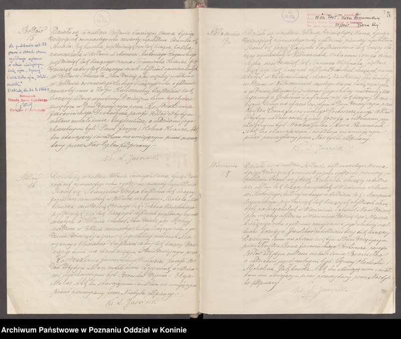 Obraz 7 z jednostki "Księga akt urodzeń, małżeństw, zgonów za 1918 rok"