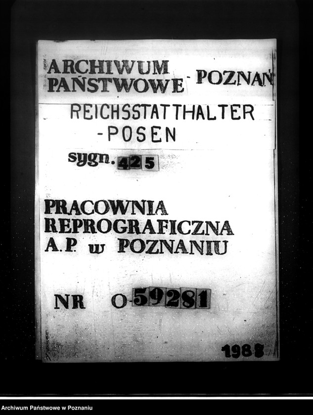 Obraz 1 z jednostki "Verordnungsblatt Nr. 1"
