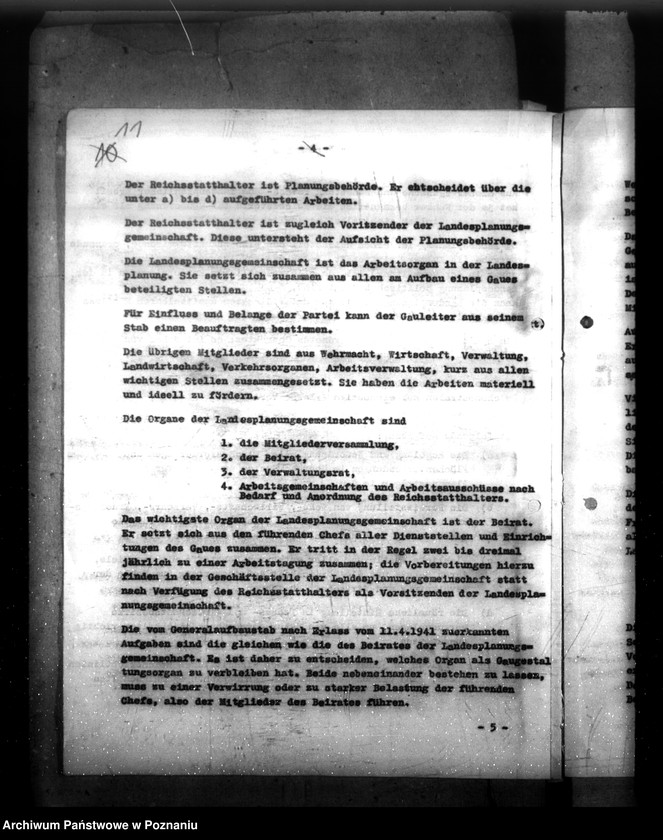 Obraz 15 z jednostki "Planung im Warthegau- Aufgabe und Organisation (oraz sprawozdania z podróży służbowych do wschodnich powiatów Kraju Warty)"