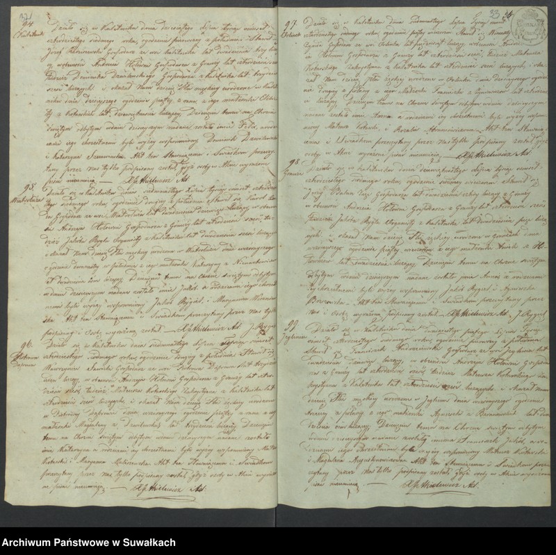 image.from.unit.number "Duplikat Akt Urodzonych, Zaślubionych i Zmarłych w Parafii Kaletnickiey. Kaletnik poczynający się od dnia 1-go Stycznia do dnia 31 Grudnia 1847 roku."