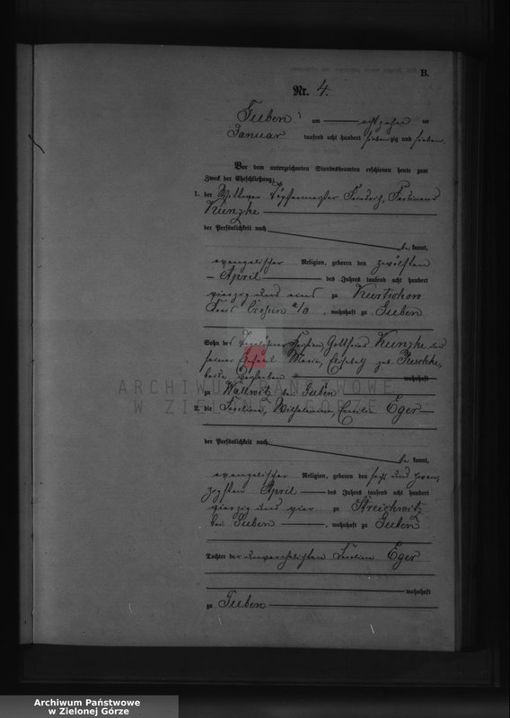 Obraz 10 z jednostki "Heirats-Neben-Register, No 1 bis 192"